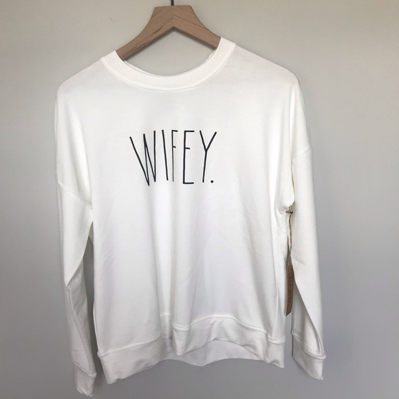 Rae Dunn Wifey Sweatshirt Nwt 